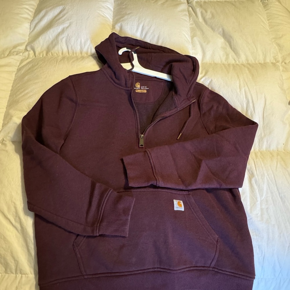 Large Carhartt half zip pullover